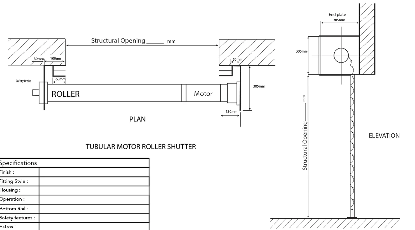 Steel Roller Shutter (Chain-Operation)